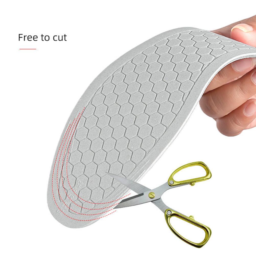 3 Pairs Breathable Shoe Insoles Inserts Trimmable Soft Cushioning Walking Comfort Sport Insoles Shock Absorbing