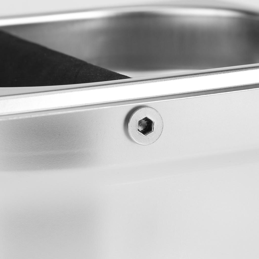 Stainless Steel Espresso Knock Box Container with Rubber Bar for Coffee Machine