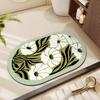 Bathroom Toilet Absorbent Floor Mat Bathroom Door Dirt Resistant Quick Drying Anti Slip Mat