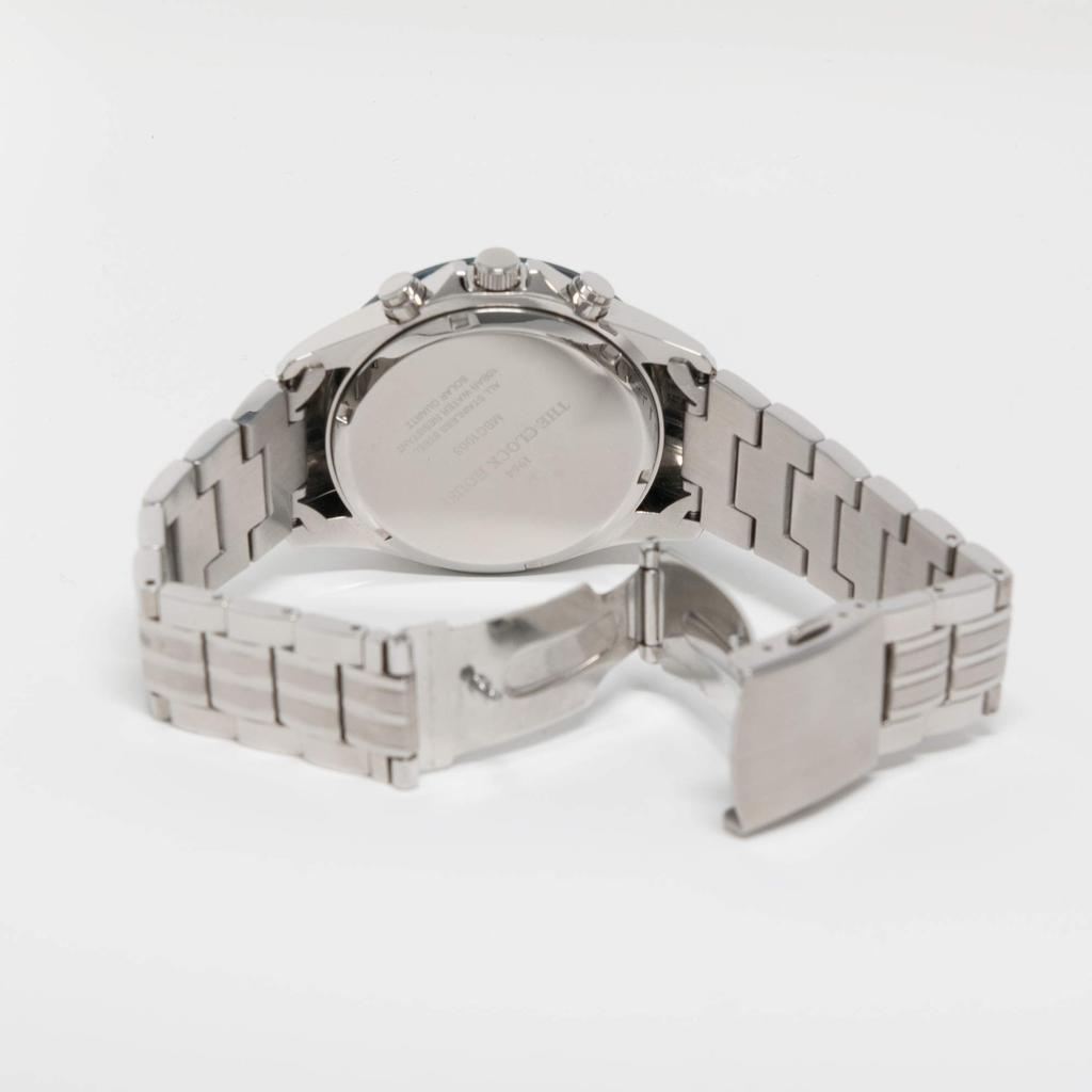 The Clock House Uhr Business Casual Solar Chronograph Marineblau x Schwarz Herren MBC1003-BK6A