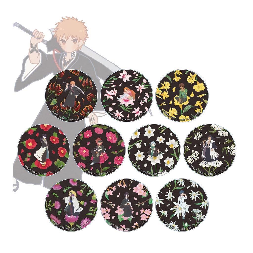 BLEACH Blood War Arc Trading Botania Acrylic Box of 10 Thousand-Year Coasters,