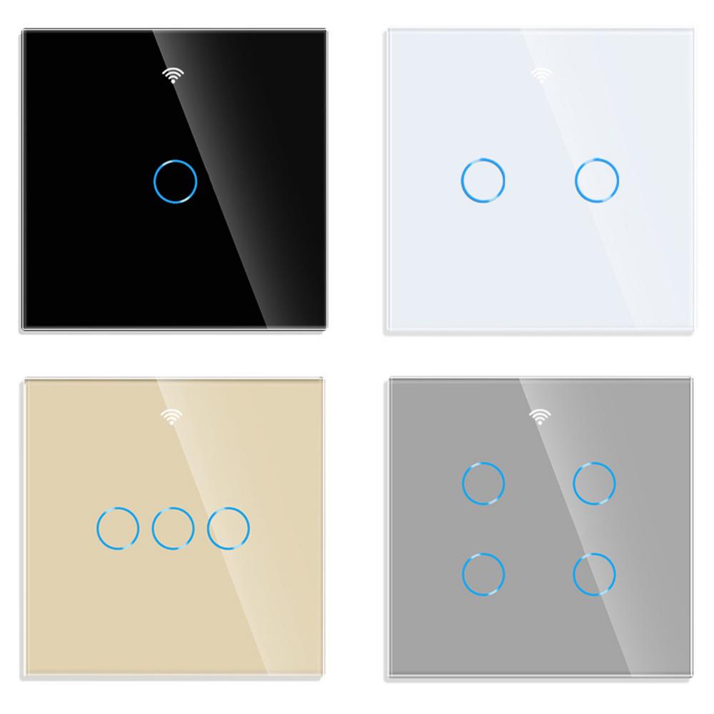 Matter European Standard Smart WiFi Touch Switch (Live/Neutral or Single Live Wire) with Alexa & HomeKit Compatibility.