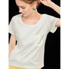 Wudao Women's U-Neck Pocket T-Shirt