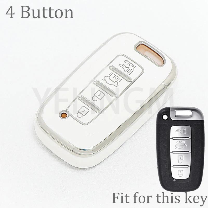 Tpu Key Case Cover 3 4 Buttons Fob For Hyundai Ix35 Elantra Sonata 8 9 For Kia Sportage K5 K2 Sorento Optima Forte 2011-