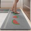 Kitchen Floor Mat Absorbent Oil-proof Washable Rug Anti-slip Door Home Long Strip