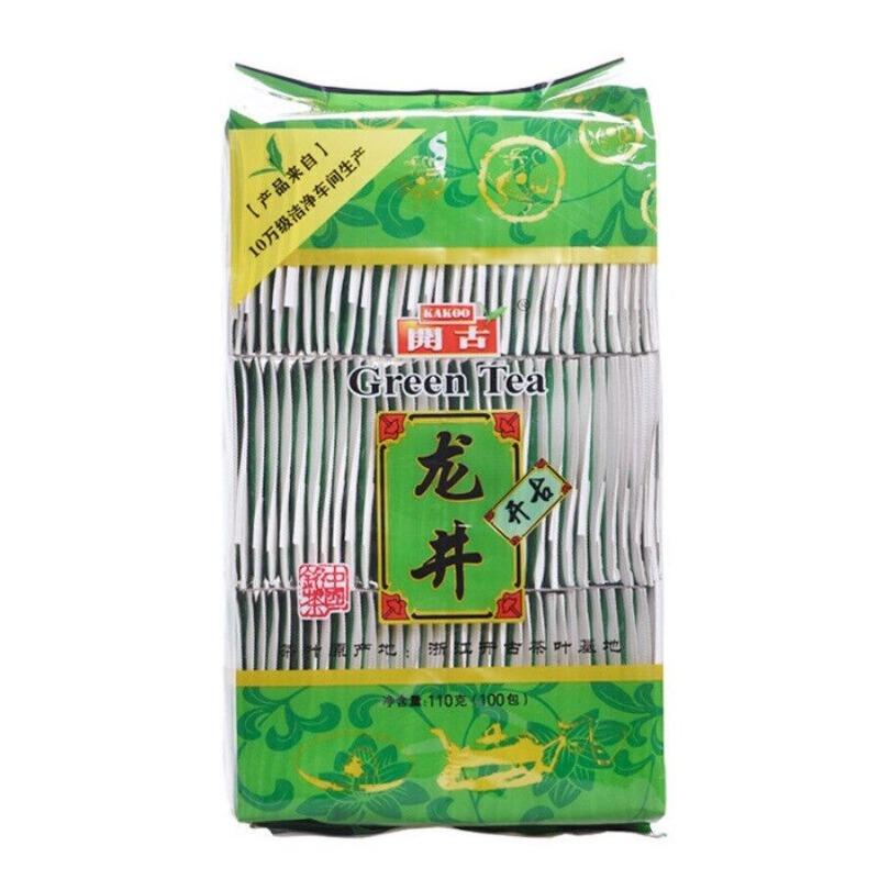 Longjing Tea Bag 1G*100 Teabag Čínský zelený čaj Dragon Well Green Tea 100g
