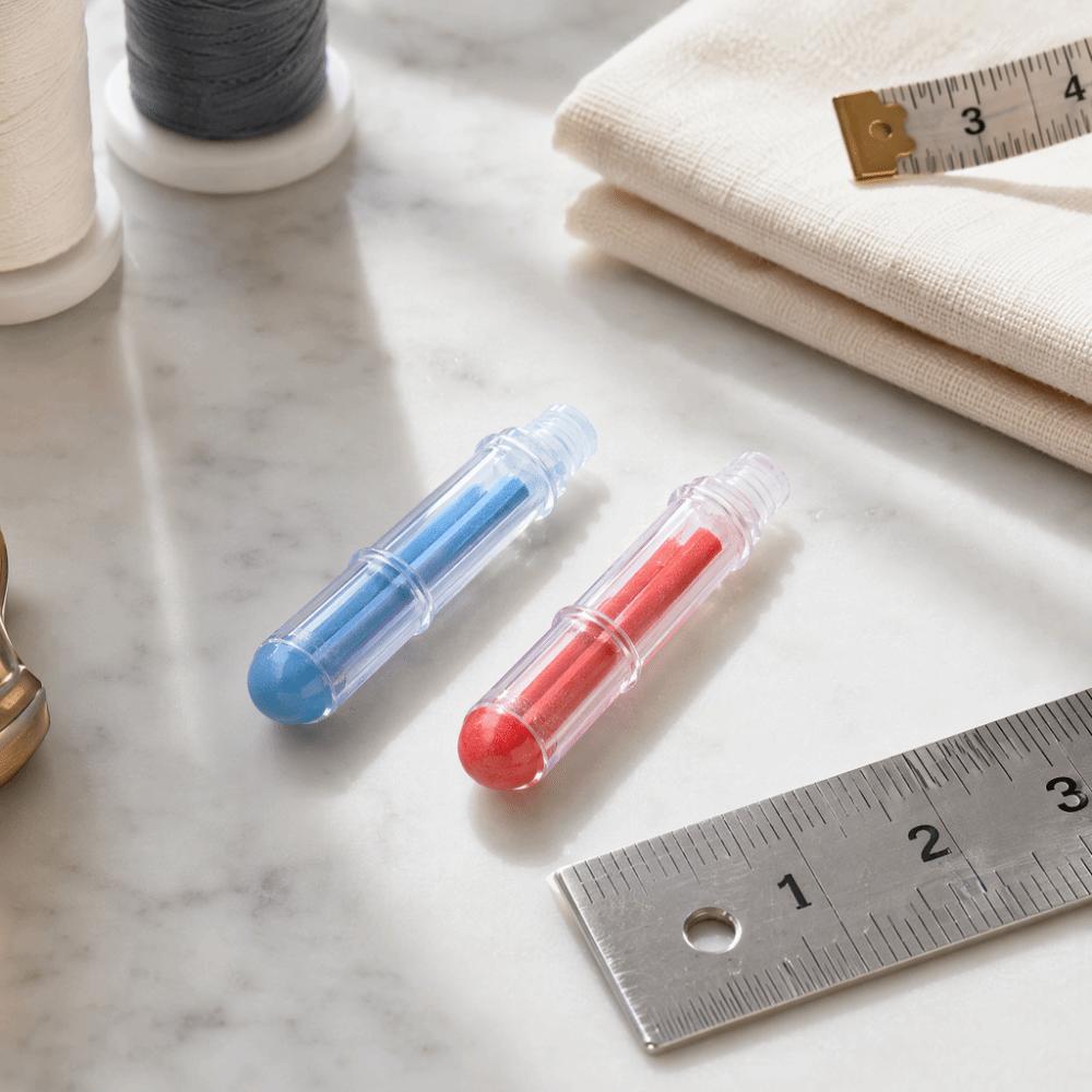 2pcs Cartridge Design Sewing Chalk Cartridge Powder Form Sewing Marking Powder For Marking Fabric
