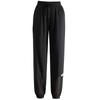Women's Quick-Dry Ice Silk Drawstring Harem Pants - Loose, Cuffed, Slimming Nine-Point Running & Fitness Pants for Summer