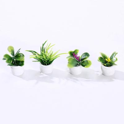 4 Stück 1:12 Puppenhaus Miniatur Mini Baum Topfpflanze Für Grünpflanze Im Topf Puppenhaus Möbel Heimdeko Simulation Topfpflanzen