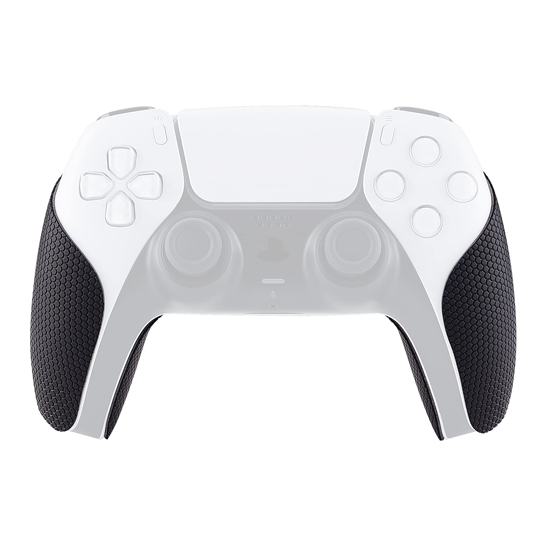 

eXtremeRate Sweat Absorption Grip Compatible with PlayVital PS5 Soft Rubber Pad Handle Grip Sticker Compatible with PS5 Honeycomb Textured Surface