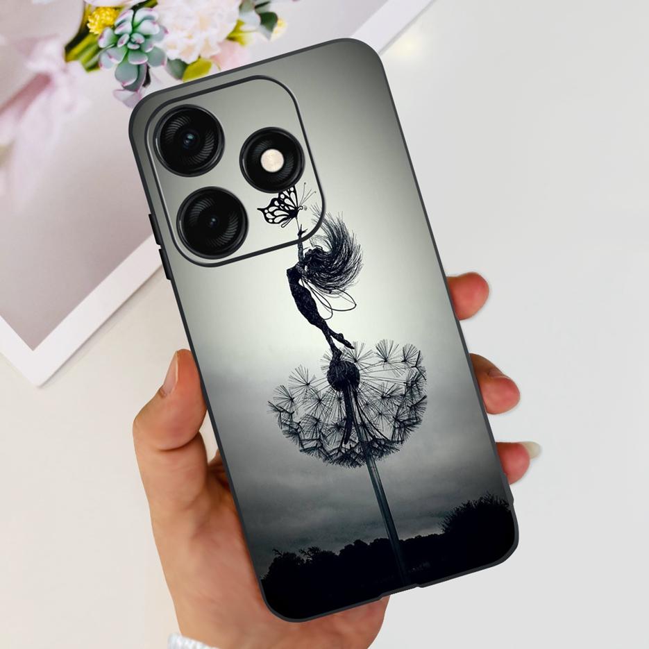 For Tecno Spark 20C Case BG7n BG7 Stylish Painted Cover Soft TPU Matte Phone Case For Tecno Spark 20 Pro Plus Spark20 20C Bumper