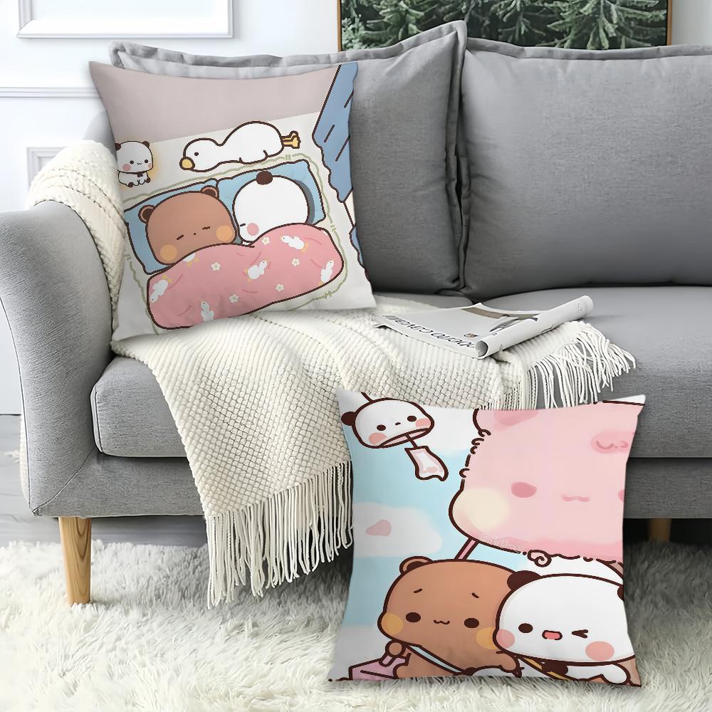 Cartoon Cute O-One Or Two Pillow Case Office Cushions Suitable For Sofa Car Bedroom Decorative Cushion Cover