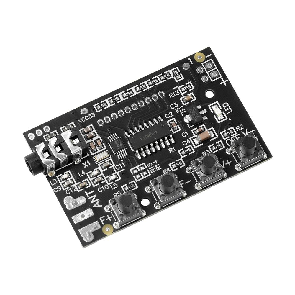 DC 3-12V Stereo FM Receiver Circuit Radio Module 76.0MHz-108.0MHz FM Radio Receiver Board