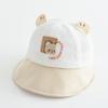 Adorable Cartoon Baby Mesh Sun Hat - Breathable, Windproof, Outdoor Bucket Design