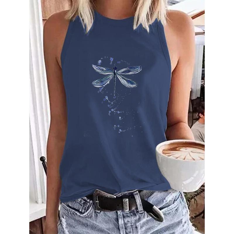 3D printed vest women's retro streetwear Y2k oversized vest off shoulder sleeveless new women's vest