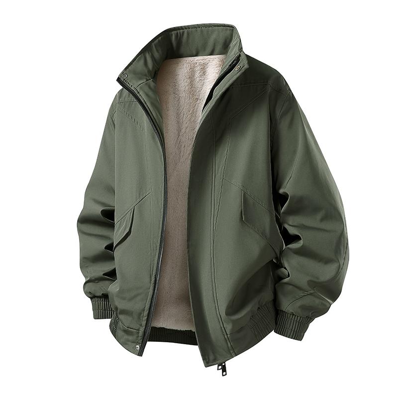 Giacca Casual Uomo Casual Monocolore Giacca con Collo Rialzato Giacca Uomo