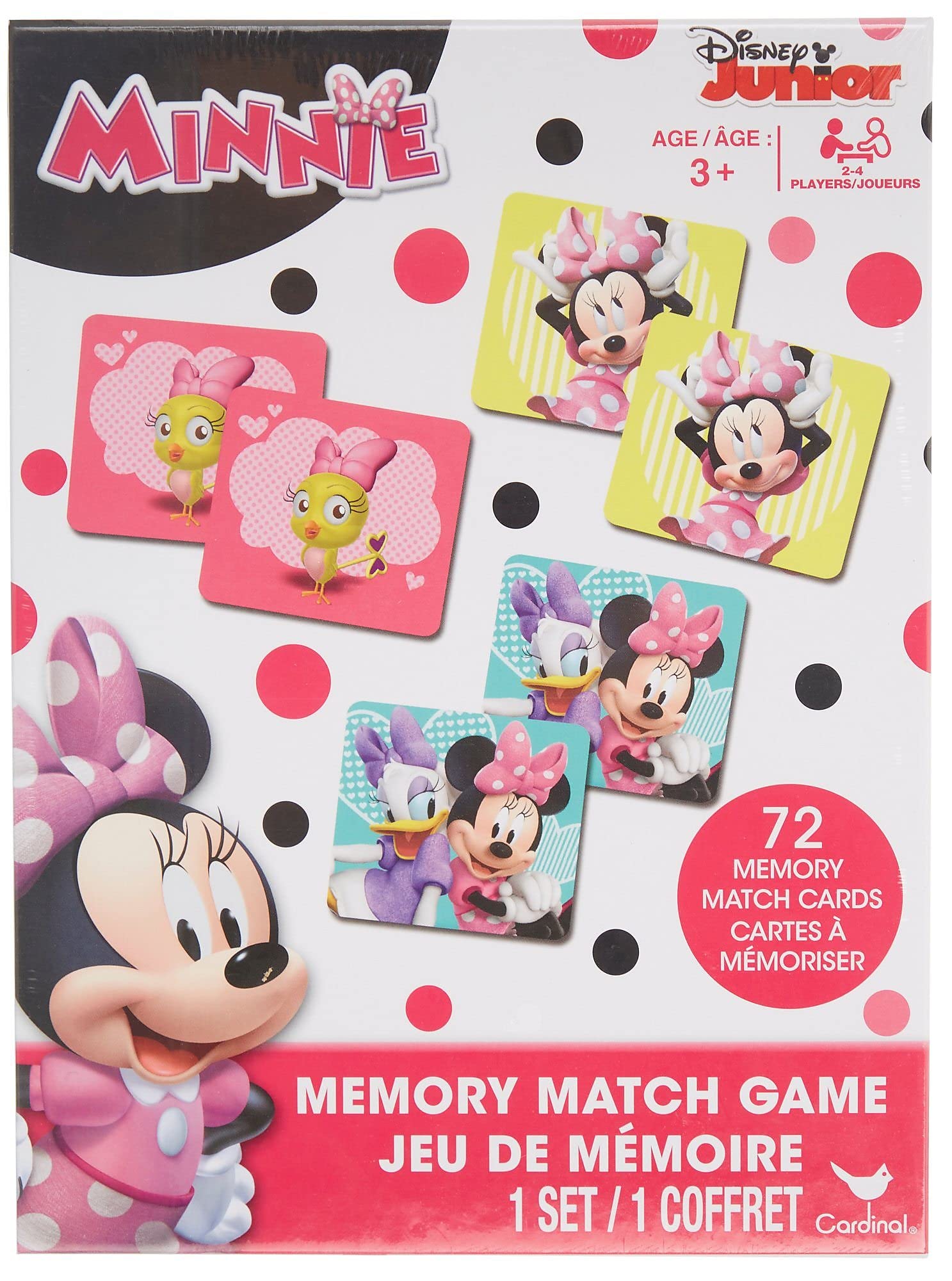 

Disney Minnie Mouse Card Game, Memory Match Game, Minnie Toy, Picture Matching Cards, Educational Memory Game for Ages 3 and Up