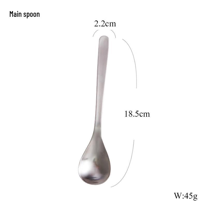 ZISIZ 304 Stainless Steel Dinner Spoon Set