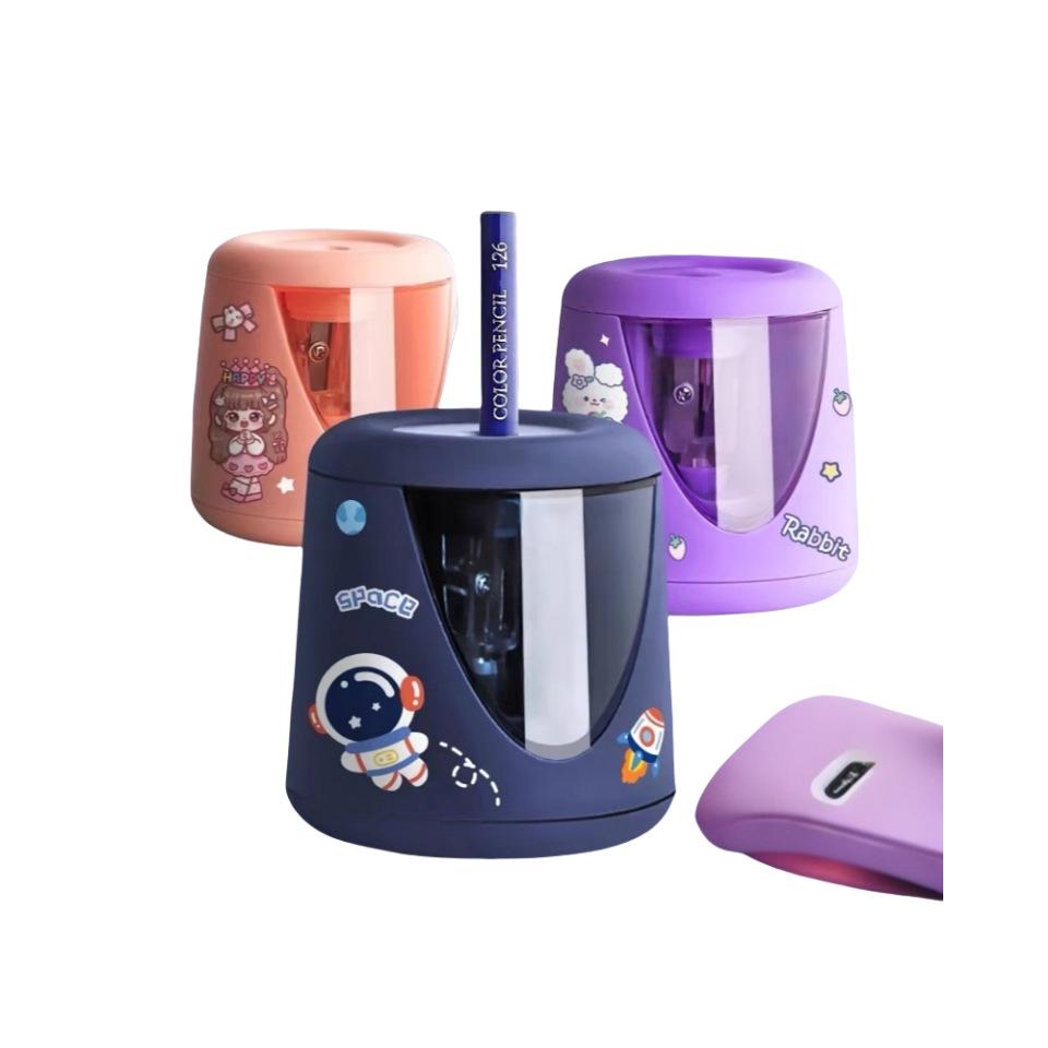 Electric Auto-Feed Pencil Sharpener for Kids and Students