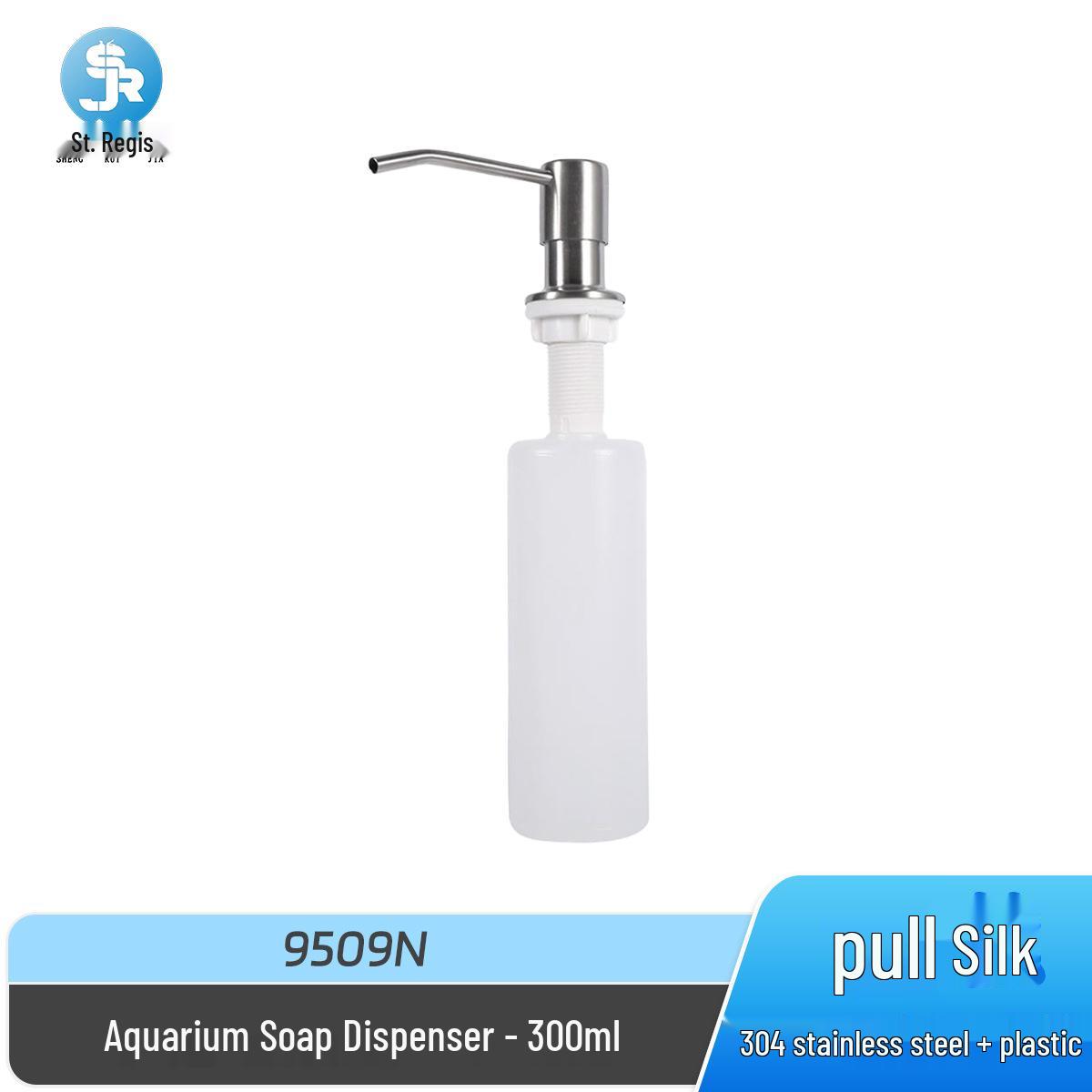 

Black 304 Stainless Steel Soap Dispenser for Kitchen & Bathroom Sinks