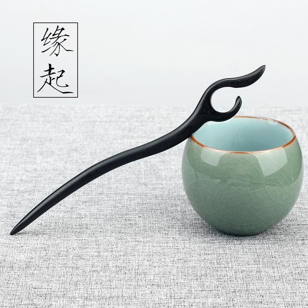 47Style Retro Sandalwood Hair Clip Hairpin Chinese Ancient Carved Wooden Chopstick Hair Stick Cosplay Party Headwear Accessories