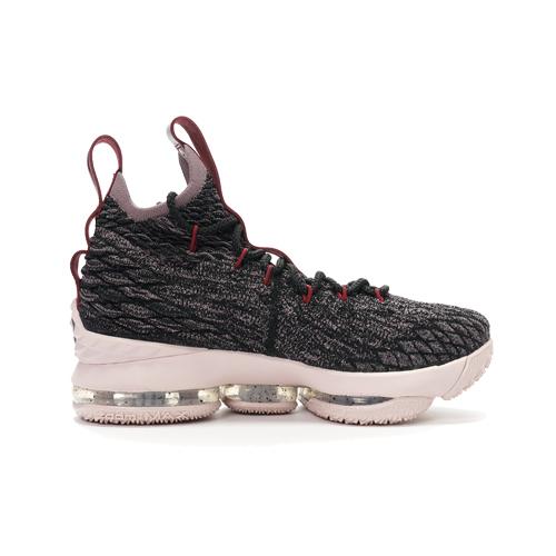 Nike Lebron 15 Pride Of Ohio 'Black' Non Slip Lightweight Mid Top Children's Basketball Shoes Black Red Teenagers 922811-003