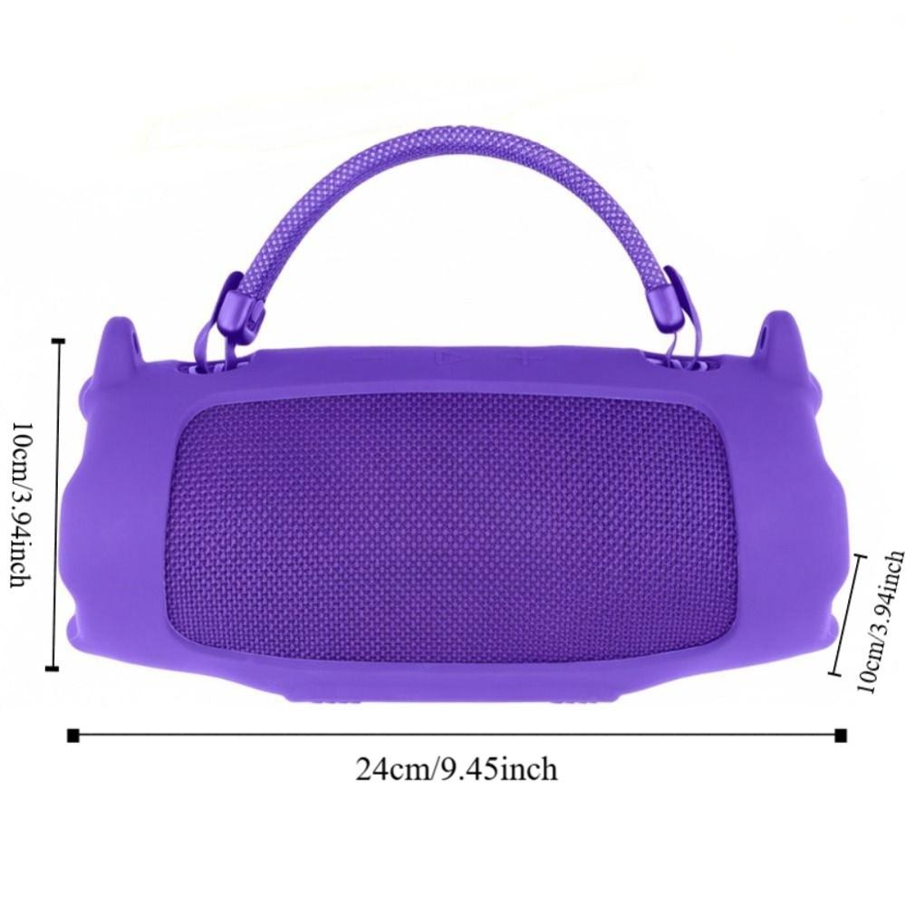 With Shoulder Strap Protective Sleeve Silicone Speaker Accessories for JBL Charge 6 Speaker