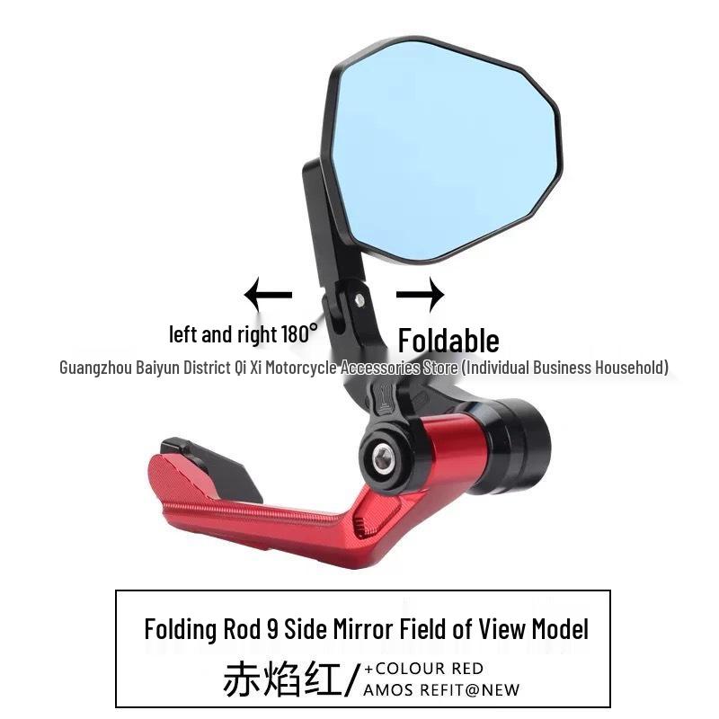 Compatible Handguard Rearview Mirror for Chunfeng NK650/800, NK250/450 – Racing Handguard with Reflective Mirror & Backup Camera.