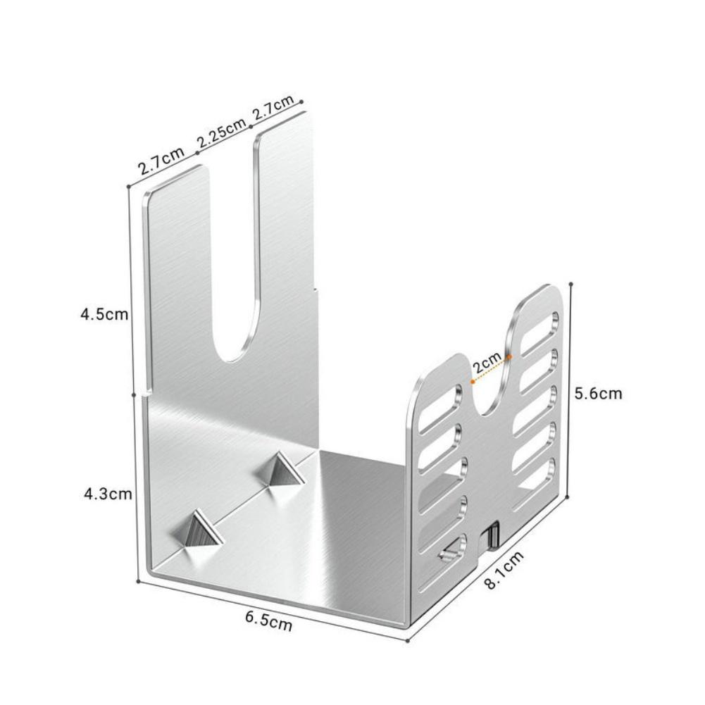 Heavy Duty Stainless Steel Rotisserie Motor Bracket for Barbecue Grill Compatible with Various For Outdoor Grills