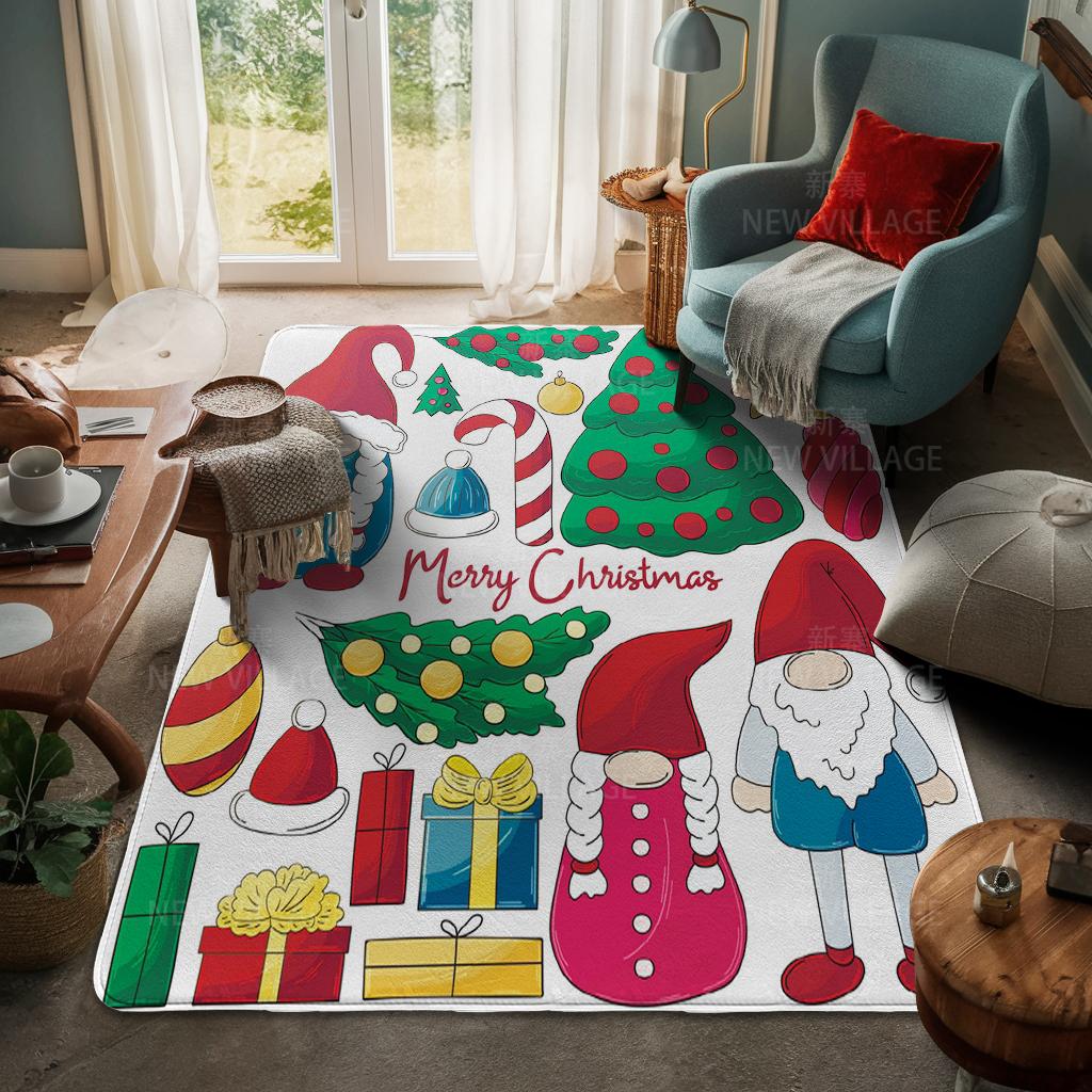 

Ковер у входа в дом Домашний коврик у двери Гостиная Ванная Комната Ноги ванная комната Нескользящие коврики с водопоглощением для ванной Счастливого Рождества зима 400mmx600mm