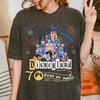 land 70th Anniversary and Friends Unisex TShirt Summer New Unisex and Women Couples Streetwear