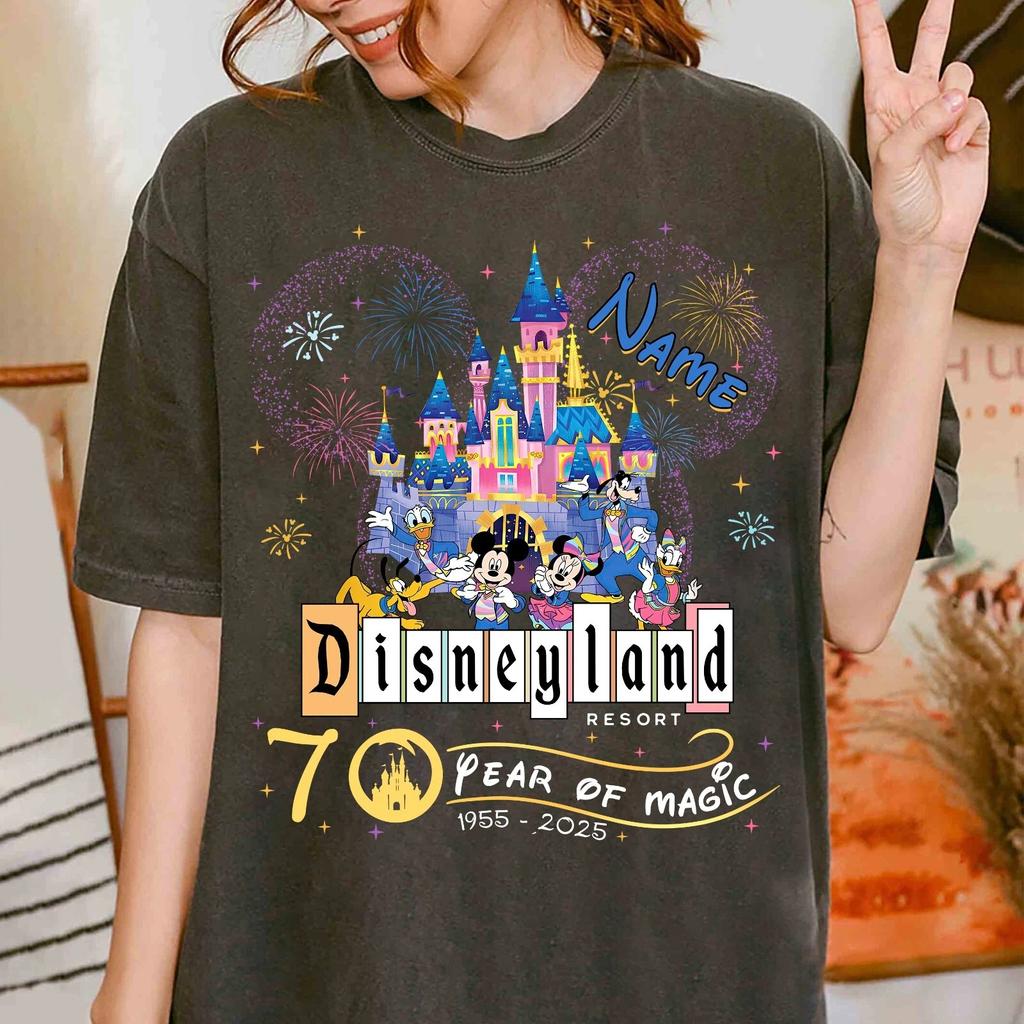 land 70th Anniversary and Friends Unisex TShirt Summer New Unisex and Women Couples Streetwear