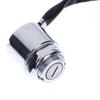 Universal Motorcycle 4 Wire 2 Position Ignition Switch Waterproof Electric Door Lock Electric Start Motorcycle Ignition Switch