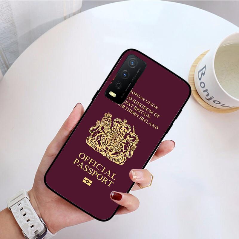 Morocco Passport Phone Case for VIVO Y31 Y21S Y21 Y15S Y53S Y11S Y12 V21 V21E Y20 Y70 1907 V17Neo Y21S Y33S Y72