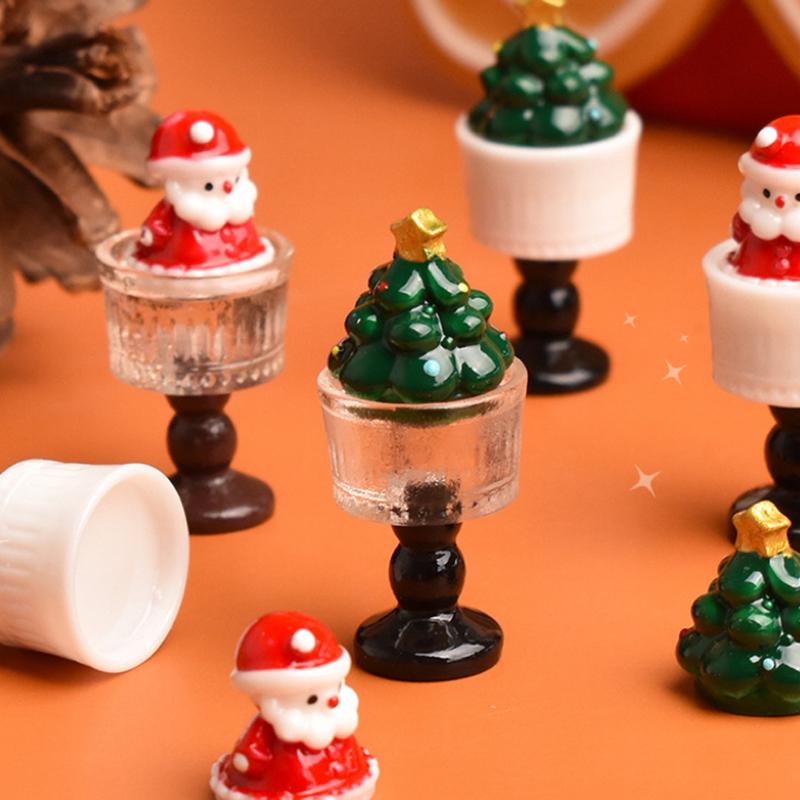 10Pcs Dollhouse Miniature Ice Cream Cup Play Doll House Miniaturas Home Decor Accessories Toy Pretend Play Toy
