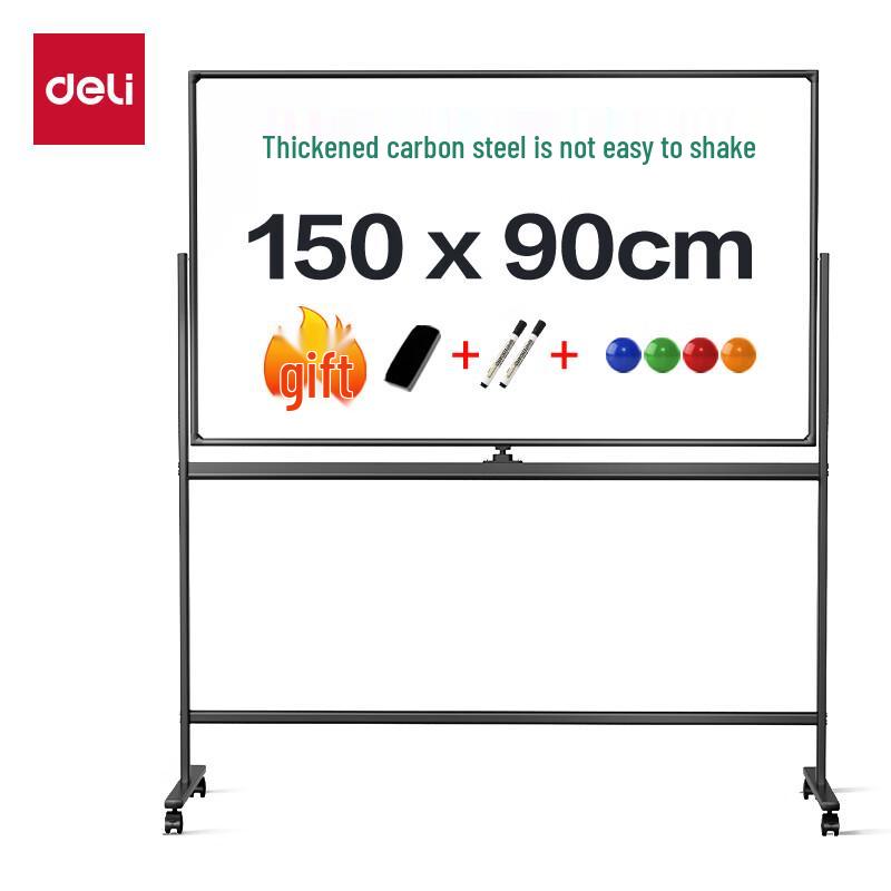 Deli 50106 H-Type Stand Double-Sided Magnetic Whiteboard