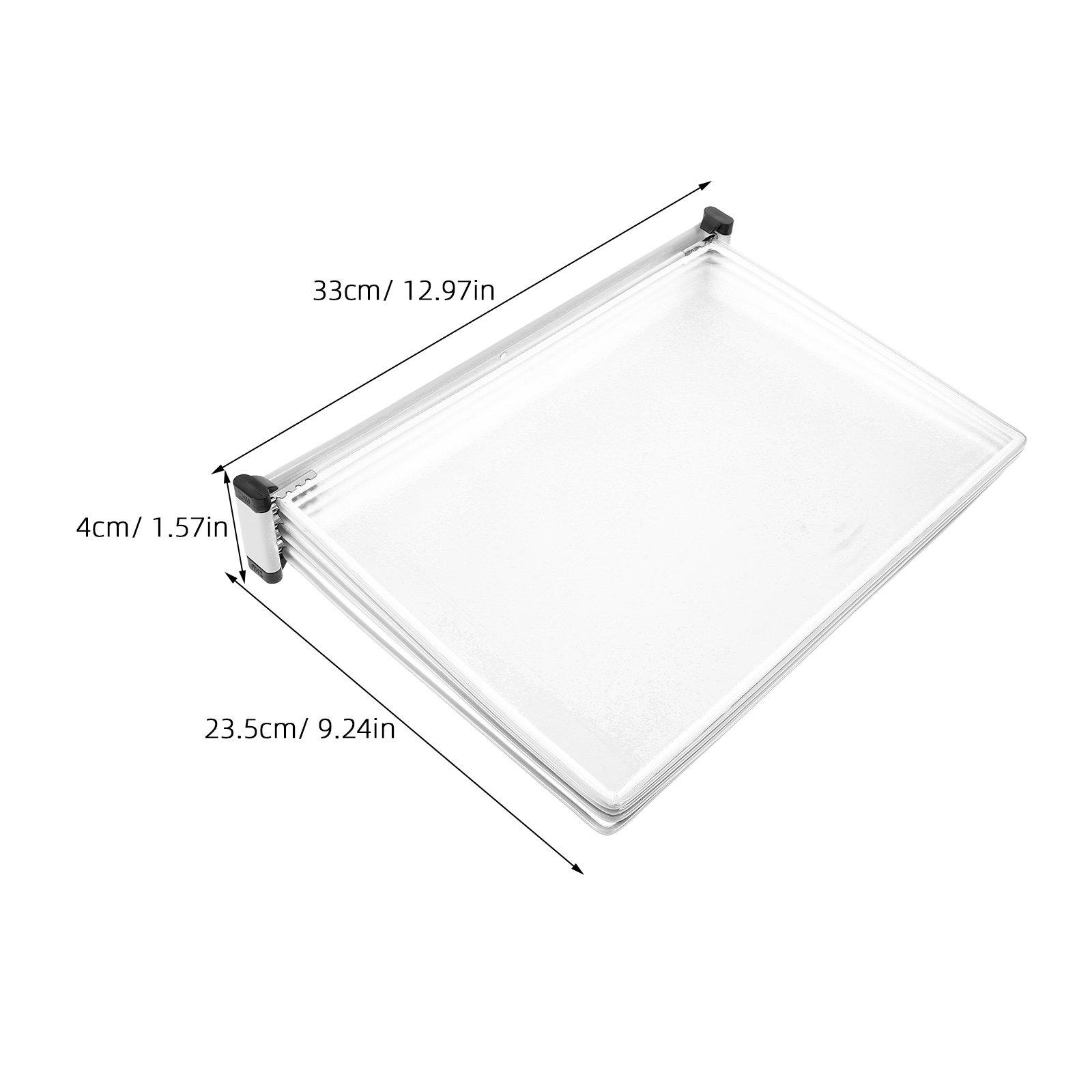Wall Mounted Document Display Rack 5 Panels Office Binder Organizer Display Reference System Document Holder Rack School Office