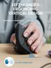 Perixx Cordless Rechargeable Vertical Mouse Dual Wired and Wireless Charging Function Design PERIMICE-713LR - Left-Handed - - 6-Button - Left-Handed