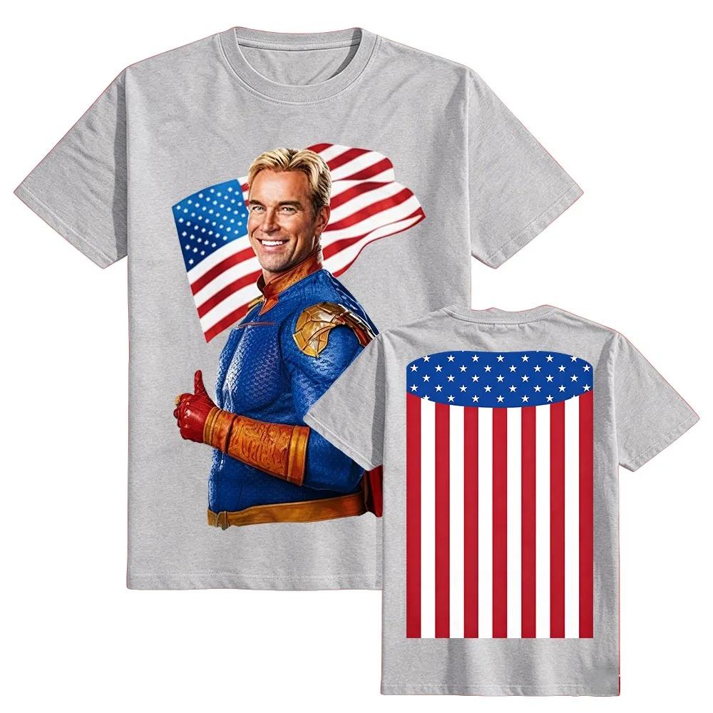 2026 Summer Fashion Trendy Tee The Boy Season 5 Bloody Diabolical Retro Graphic Tee Summer O-neck Fashion T-shirt Unisex Streetwear Print Clothing