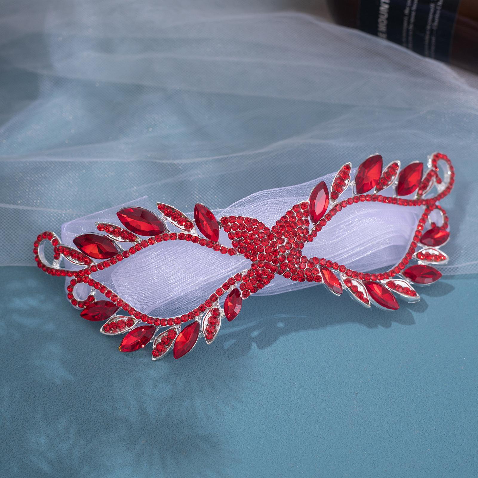 Women Crystal Masquerade Mask Rhinestone Fancy Mask Evening Party Mask for Masquerade Ball Banquet Cosplay