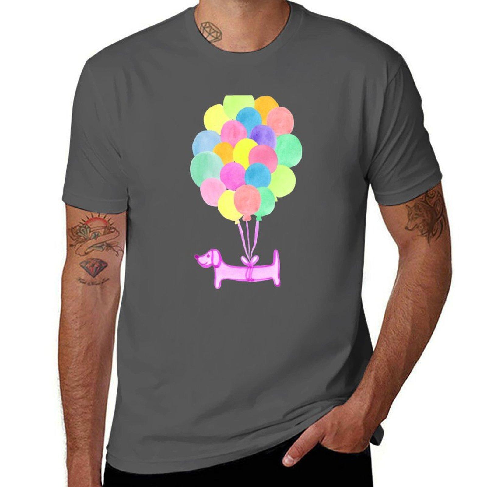 

Pup Pup and Away! - Pink T-Shirt t shirts for man graphic vintage t shirt custom print funny t shirts dark humor T-Shirt 4XL
