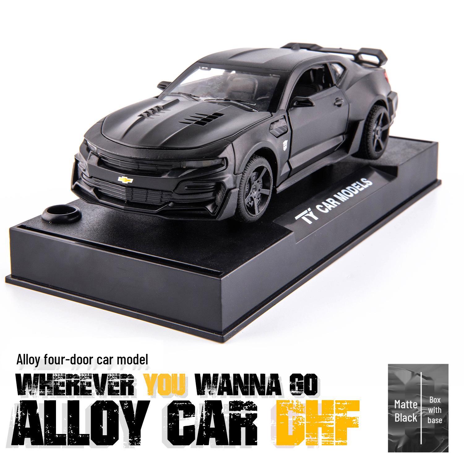 

1:32 Chevrolet Camaro Bumblebee Литая игрушечная машинка Орнамент для детей