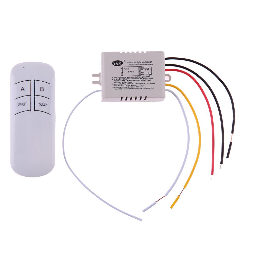 1/2/3 Channel Receiver Transmitter ON/OFF 220V Light Lamp Gadgets Wall Remote Control Switchs Lamp for LED Ceiling Light Lamp