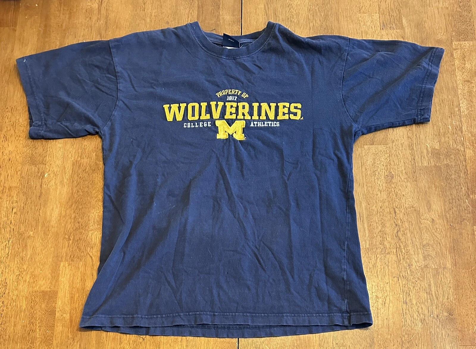 Michigan Wolverines OVB T Shirt Large M