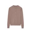 Spring & Autumn Embroidered Knit Cardigan - Round Neck, Long Sleeve, Perfect for Middle-Aged & Elderly Women's Outerwear