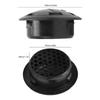 Black Air Conditioning Outlet Round Air Vent Universal Round Air Vent  RVs