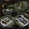 Soviet IS-2 Heavy Tank Building Blocks Set, 1485 PCS Military Armored Vehicle Model Kit, Collectible Military Bricks Toy Gift Fo