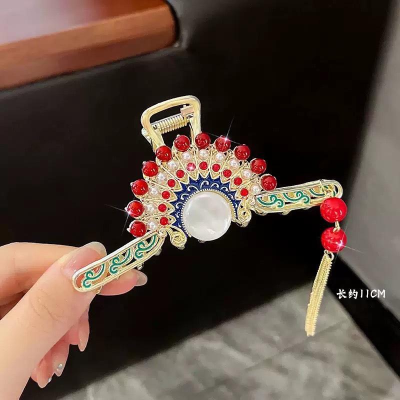 Alloy Womens Back-of-Head Grabber Large High-End Hair Claw Clip Summer 2026 Shark Clip Headpiece Japan and Korean Style