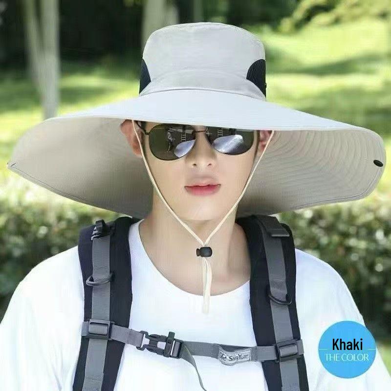 Men's Breathable Outdoor Sun Hat for Fishing and Mountaineering