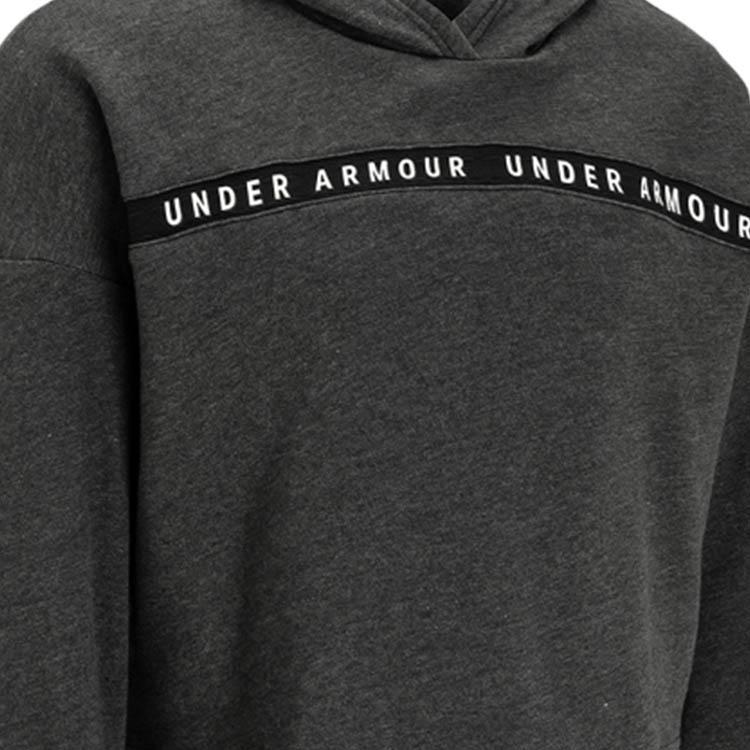 Under Armour Taped Fleece Hoodie Women Hoodie Black 1328947-002